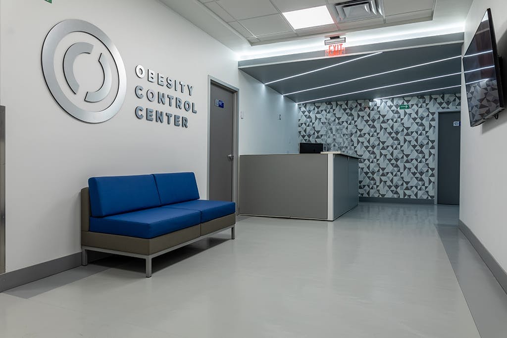 OCC hospital reception area