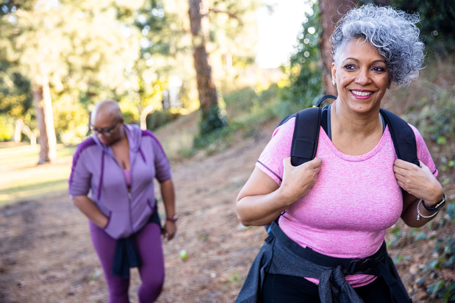 Patient after gastric sleeve surgery hiking