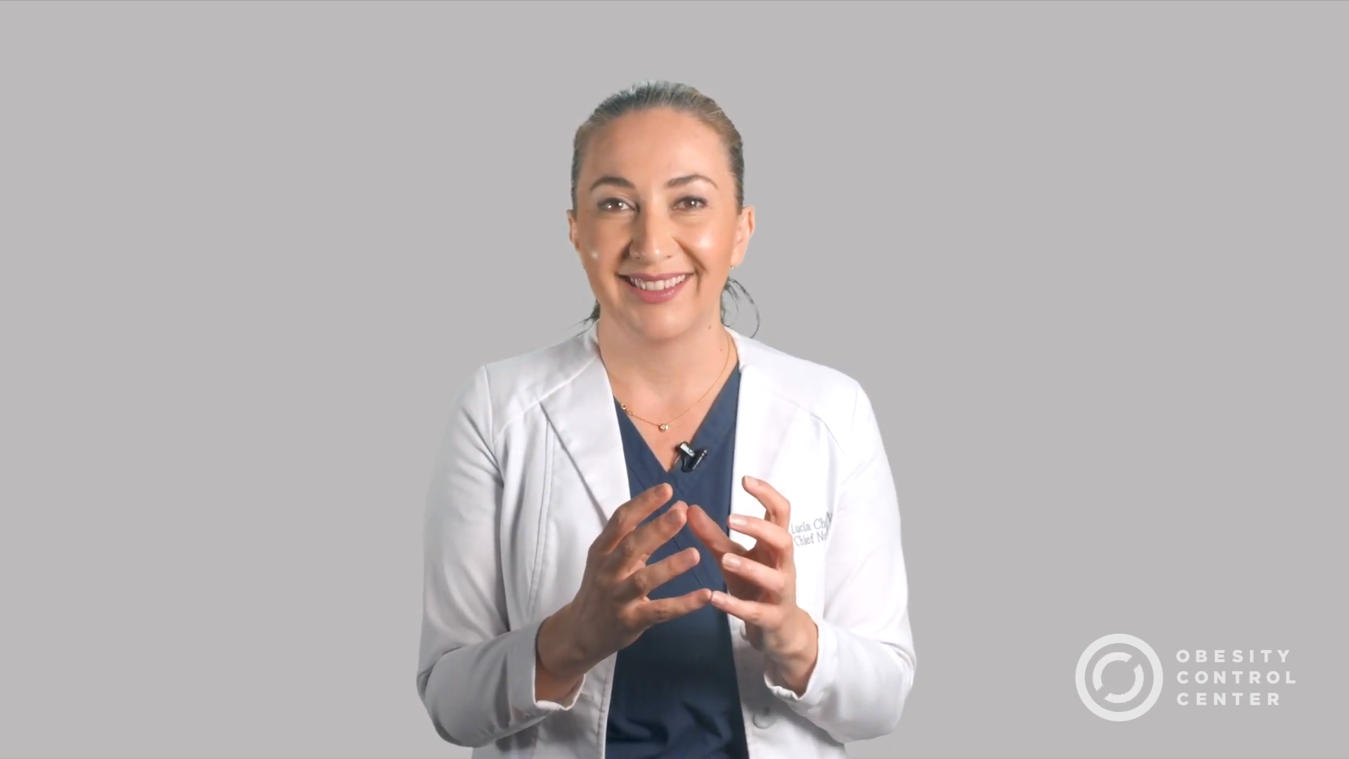 Doctor discussing bariatric surgery and metabolic function